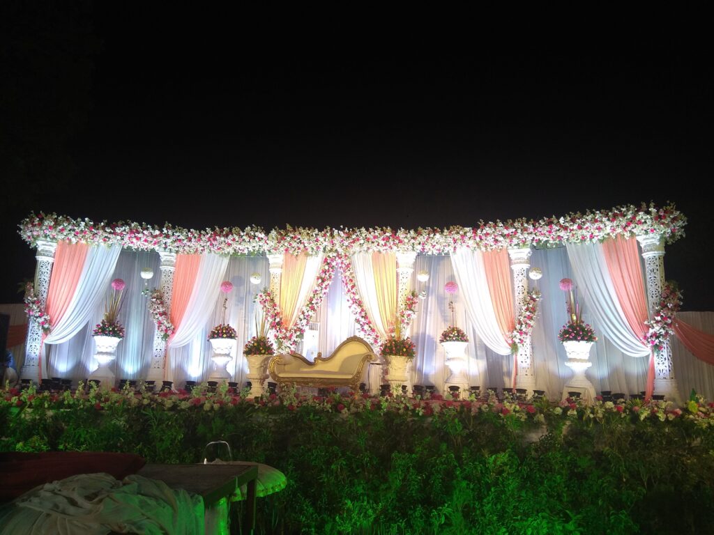 stage decoration with best wedding planner in Pehowa